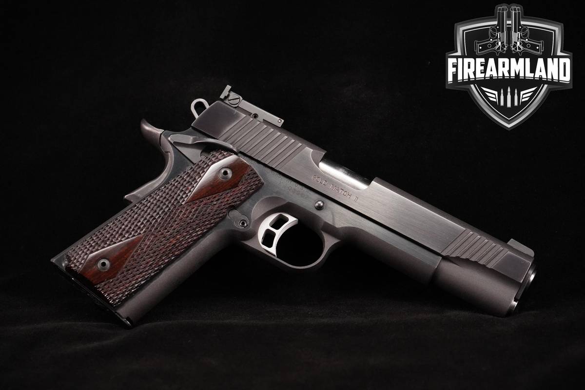 Kimber Gold Match II 45-ACP 1911-A1 5" Blued Government +ORIG CASE