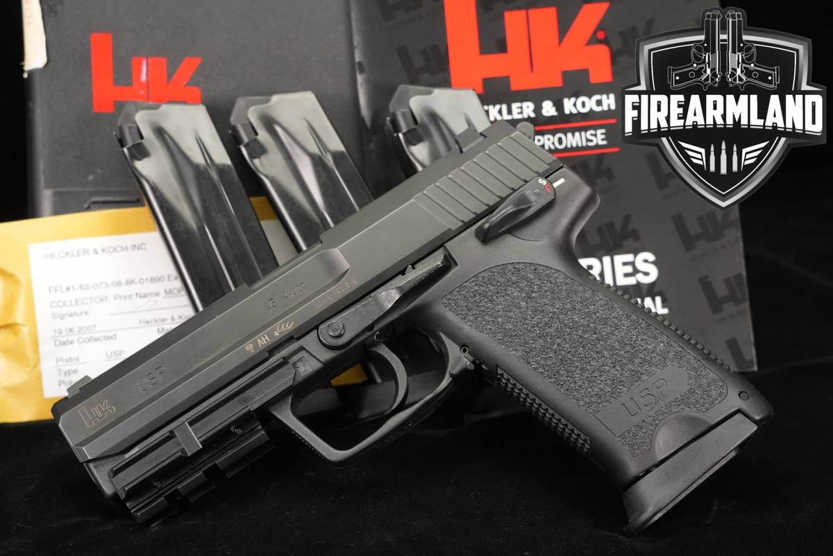 Heckler & Koch USP45 Variant 1 H&K USP 45 V1 ACP 4.25" +4 MAGS & ORIG CASE
