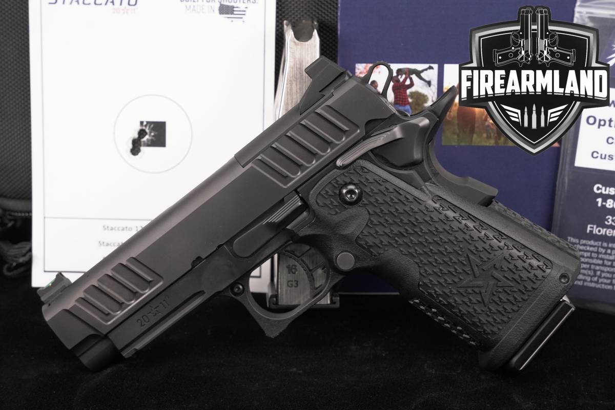Staccato C2 Optics-Ready (DPO) 9mm 3.9" STI 1911 2011 +2 MAGS & ORIG CASE