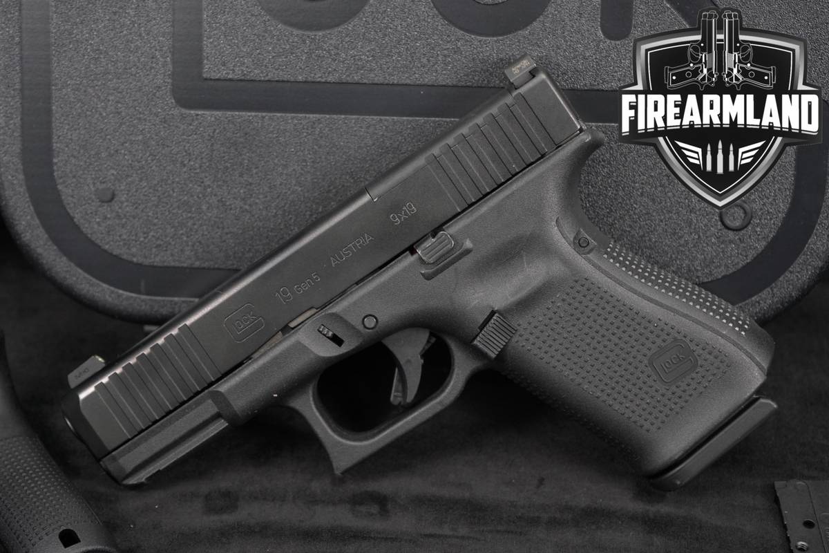 Glock 19 Gen5 MOS G19 Gen 5 9mm 4.02" +ORIG CASE