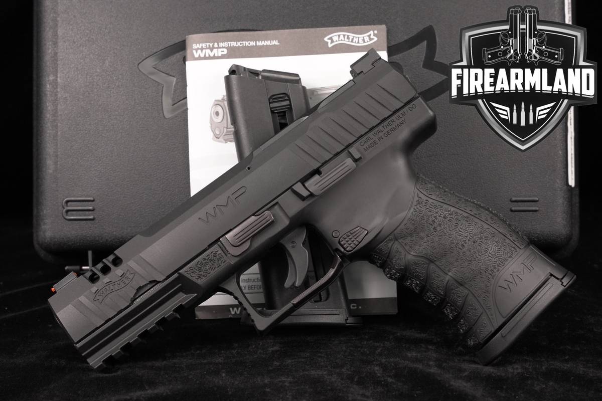 Walther WMP 22 WMR Optics-Ready 4.5" +2 MAGS & ORIG CASE
