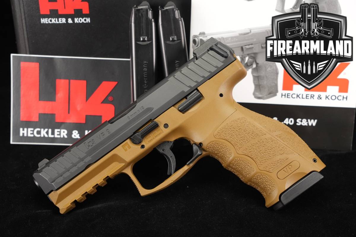 Heckler & Koch VP9 9mm 4.09" Two-Tone FDE H&K VP 9 +3 MAGS & ORIG CASE