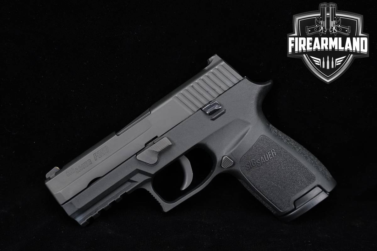 Sig Sauer P250 Compact TacPac 9mm 3.9" P-250 +2 MAGS, ORIG CASE & HOLSTER