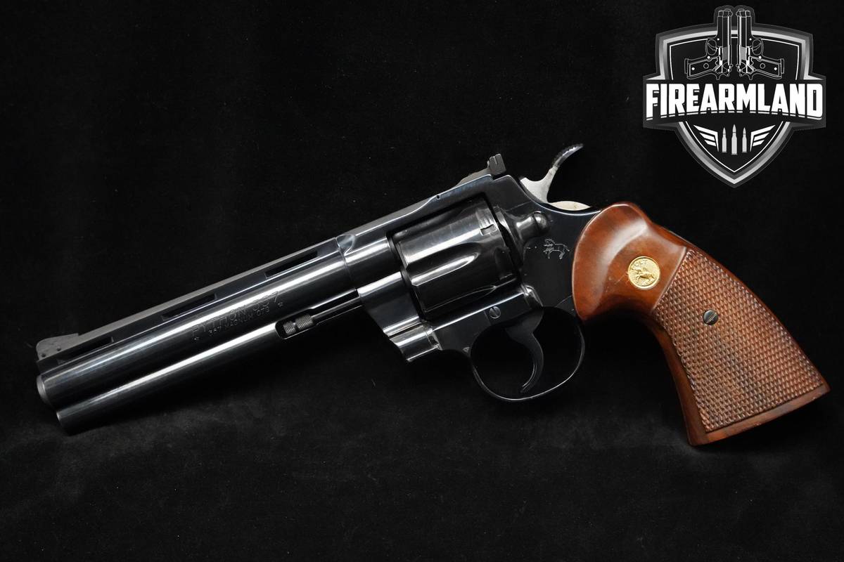 DESIRED 1979 Colt Python 357 Magnum 6" Royal Blue Colt VENT RIB Python