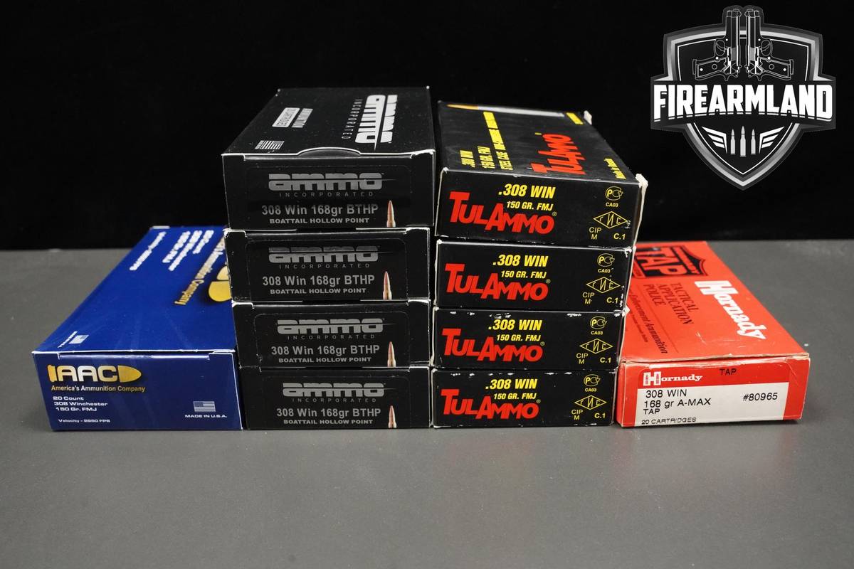 308 WIN Ammo 308-WIN Ammunition 200 ROUNDS
