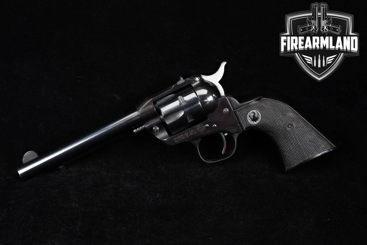 1956 Ruger Single-Six Standard 22LR Old Model Three-Screw Flatgate 6 Blued