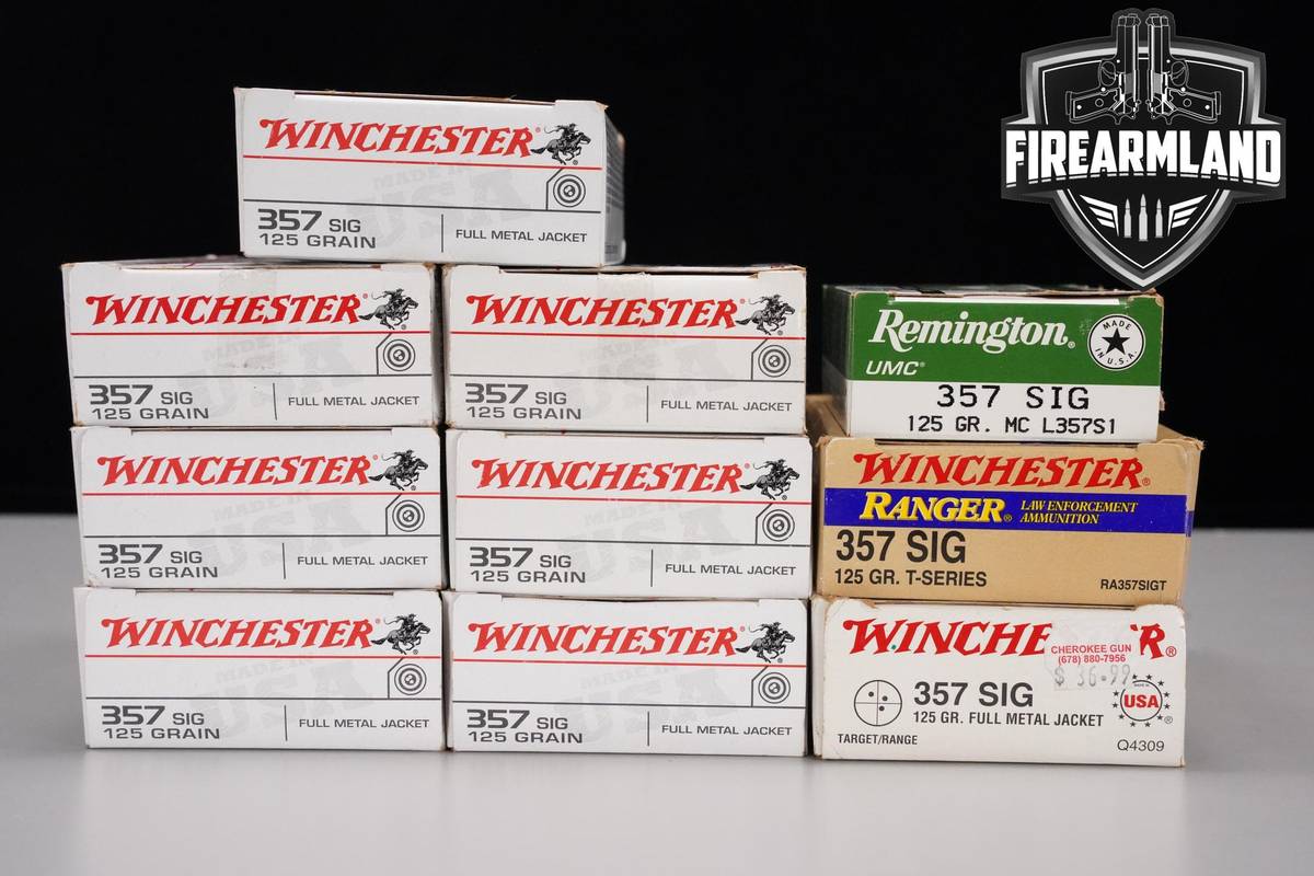 357 SIG Ammo 357-SIG Ammunition 500 ROUNDS