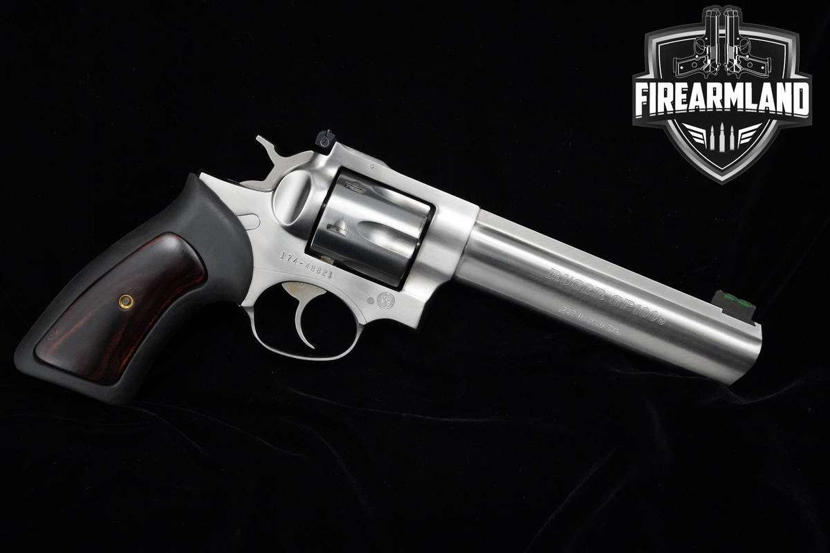 2001 Ruger GP100 357 Magnum 6" Stainless Steel Ruger-GP100 GP-100 ORIG CASE