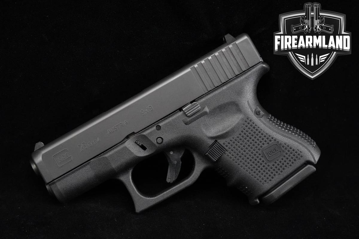 Glock 26 Gen4 9mm 3.4" Glock-26 G26 Gen-4 +3 MAGS & ORIG CASE