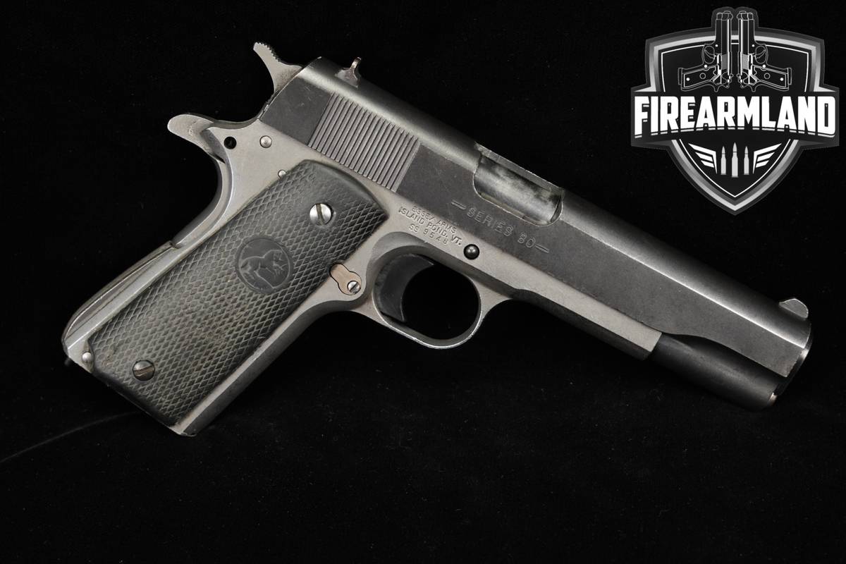 Essex Arms COLT M1991A1 Series 80 45 ACP 1911-A1 5" Two-Tone Black & Silver
