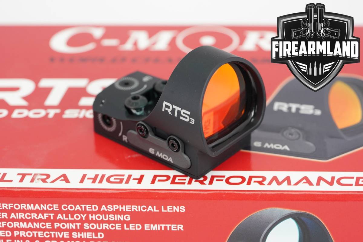 Cmore RTS3-v2 6 MOA Red Dot Sight RDS +ORIG BOX