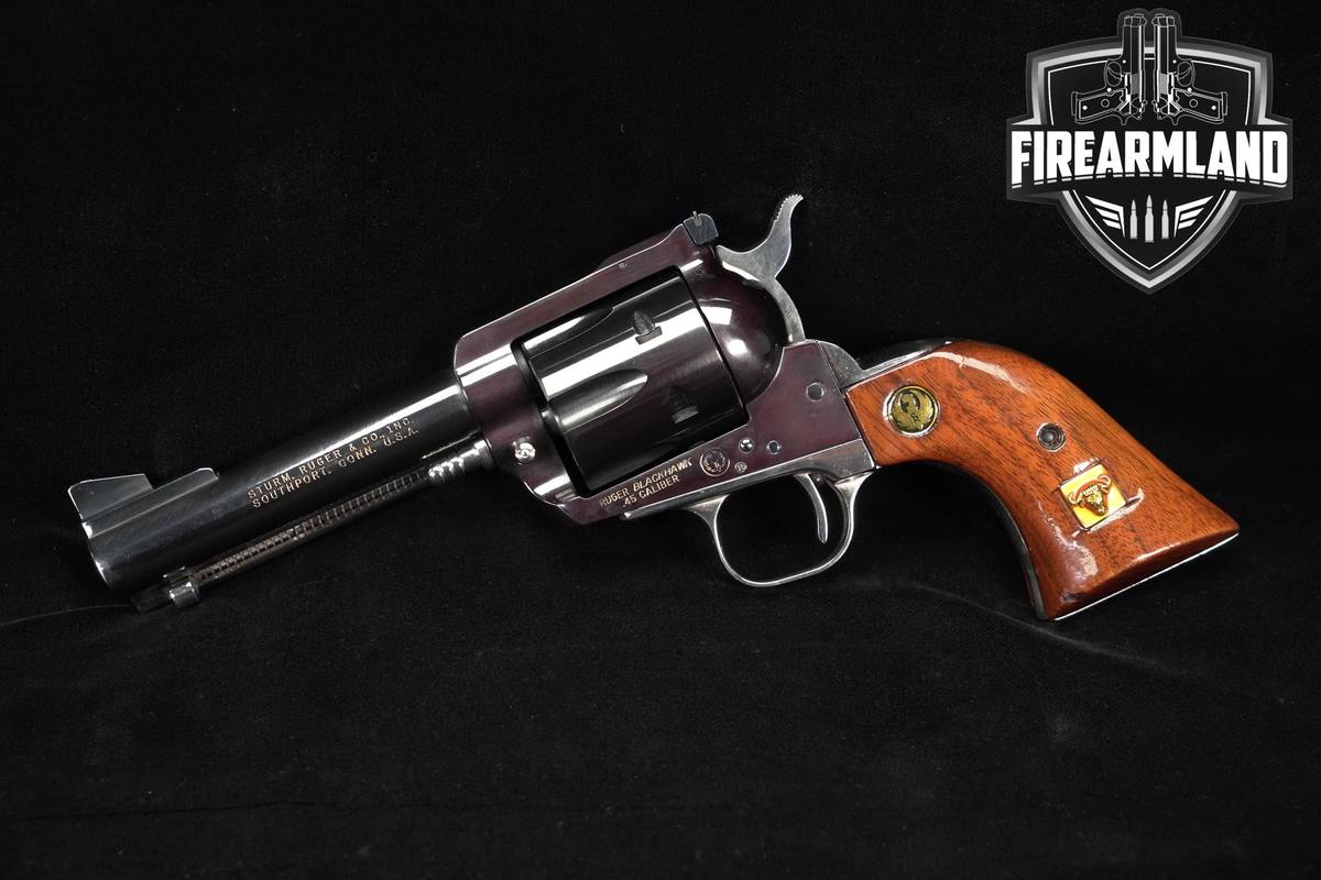 CONVERTIBLE 1971-1973 Ruger Blackhawk Old Model 45 Colt / 45ACP Revolver