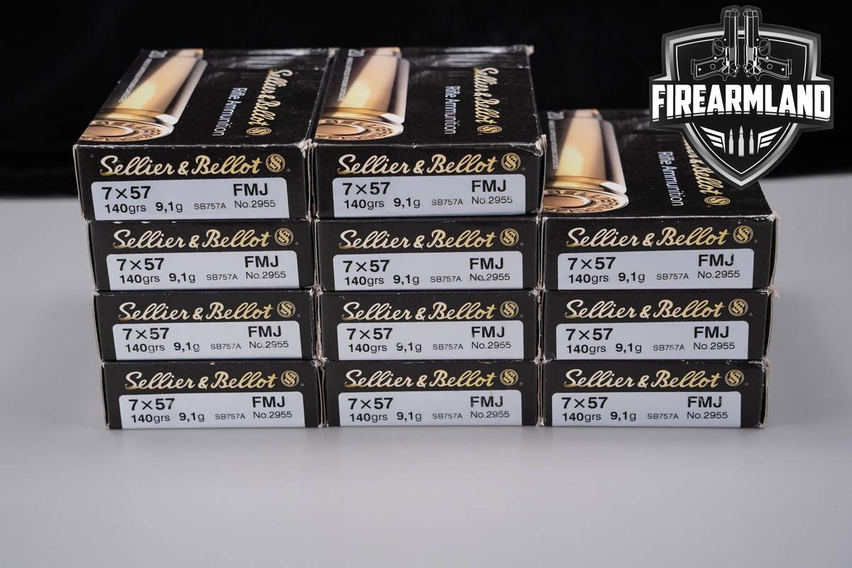 200 RDS! 7mm Mauser (7x57mm) Ammo