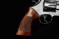 1986 Smith & Wesson (S&W) Model 25-5 1955 Model Target Heavy Barrel .45 Colt Nickel Plated in Very Good Condition Image 4