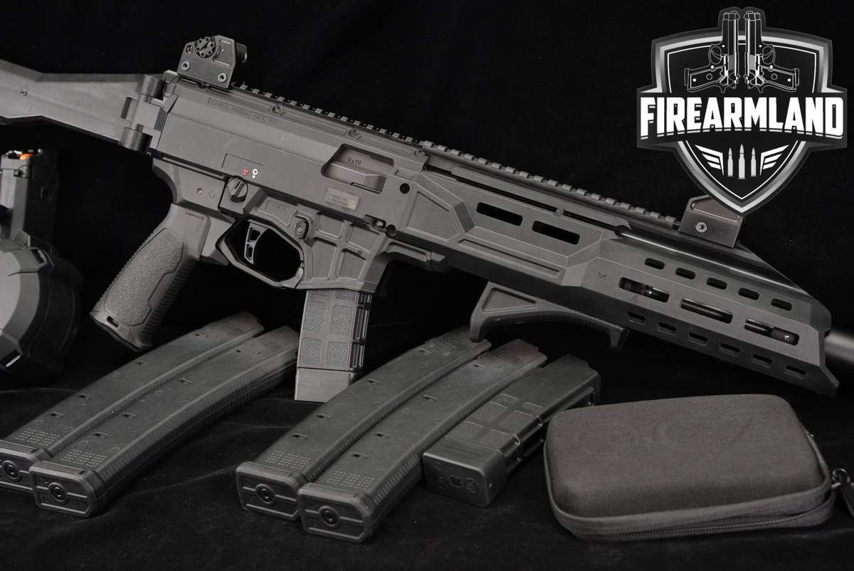 CZ Scorpion 3+ Carbine 9mm 16.3" 50-Round Drum FOLDER +7 MAGS