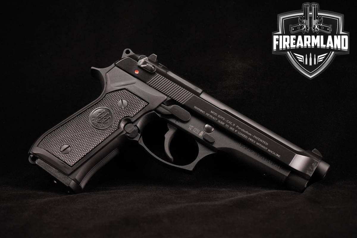 1997 Beretta 92FS 9mm 4.9" Black Bruniton 92 FS M92 +2 MAGS & ORIG CASE