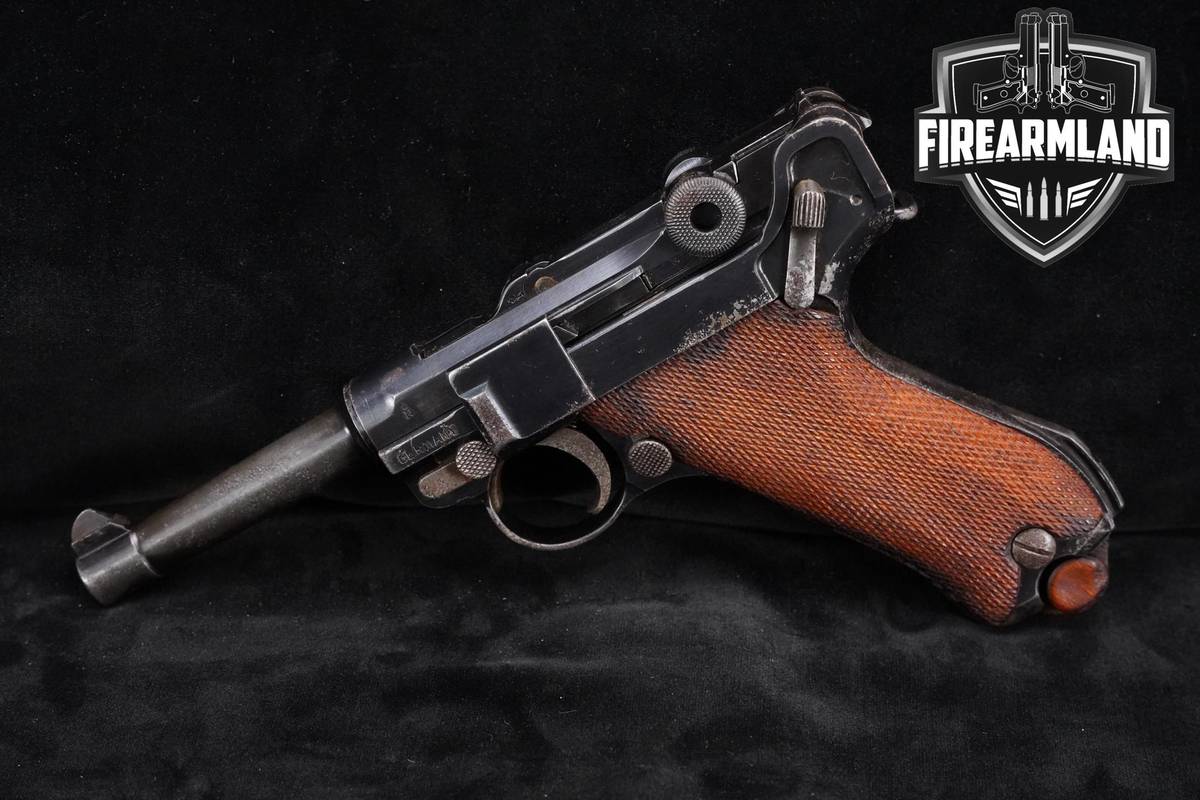 PRE-GREAT-WAR DWM P.08 Commercial 30-Luger 3.75" Blued P08 P-08 WW1
