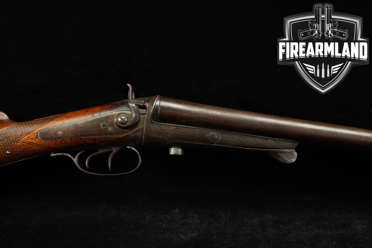 Unknown Antique 12-Gauge Black Powder 32" Walnut With English Straight Grip