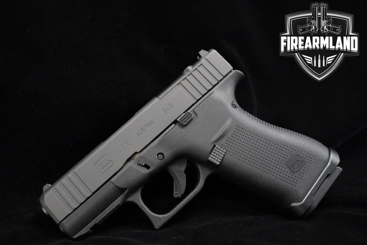 Glock 43X Slimline MOS 9mm Glock-43X-MOS G43X G43-X +2 MAGS & ORIG CASE