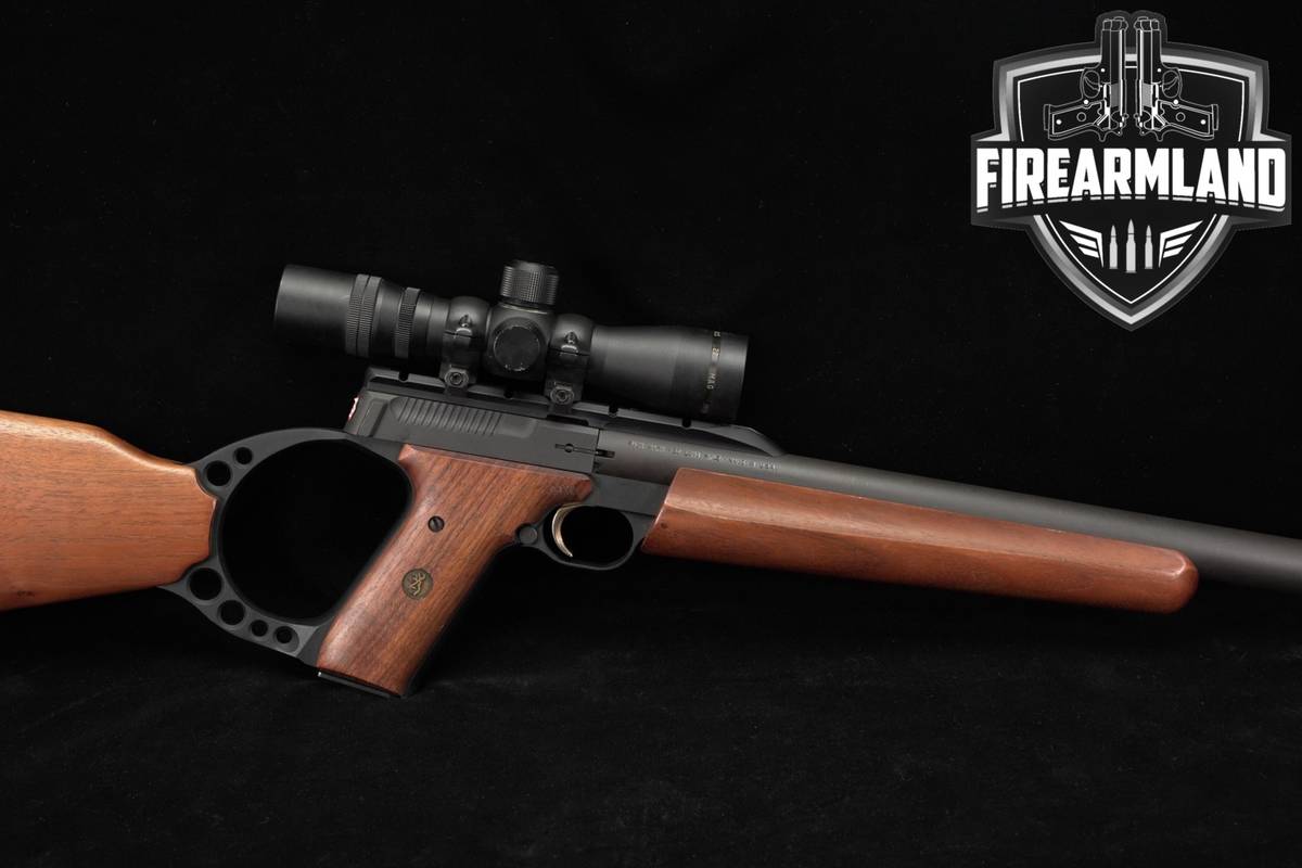 Browning Buck Mark Rifle Target 22LR 18" Black & Walnut +OPTIC