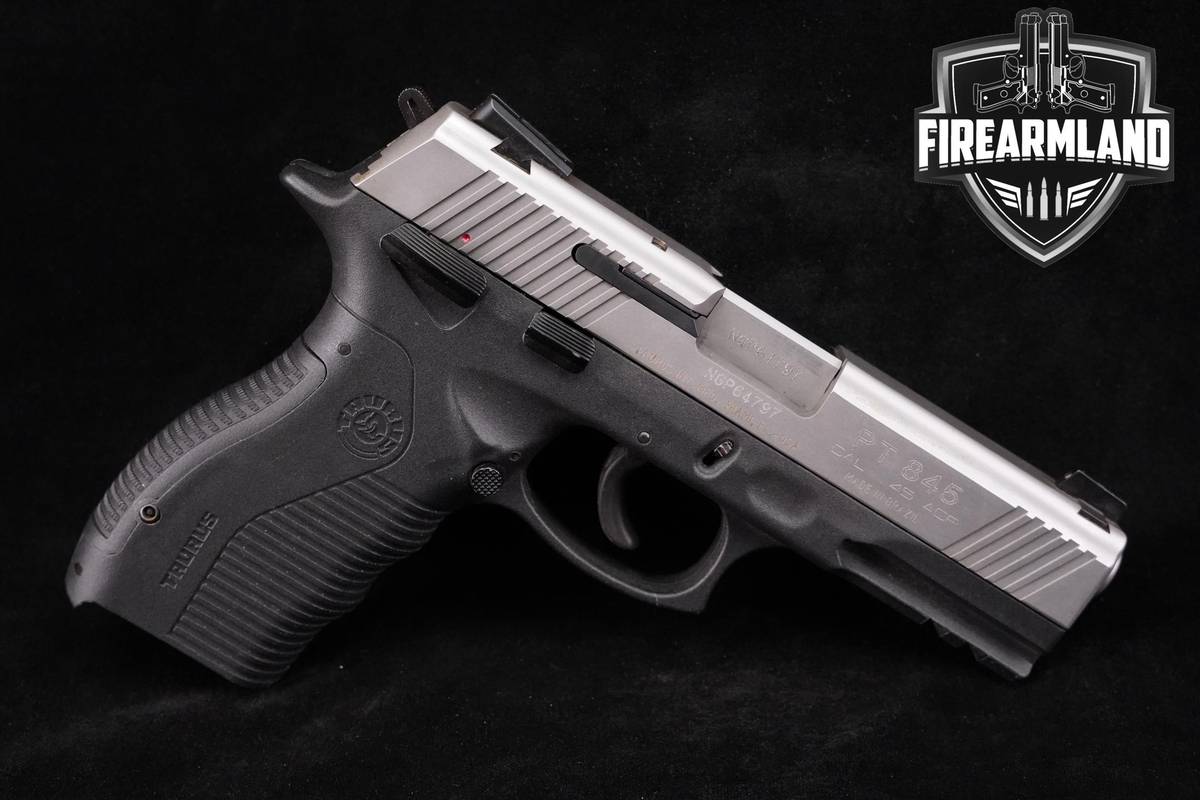 Taurus PT 845 SS 45-ACP 4" Two-Tone Stainless DA/SA