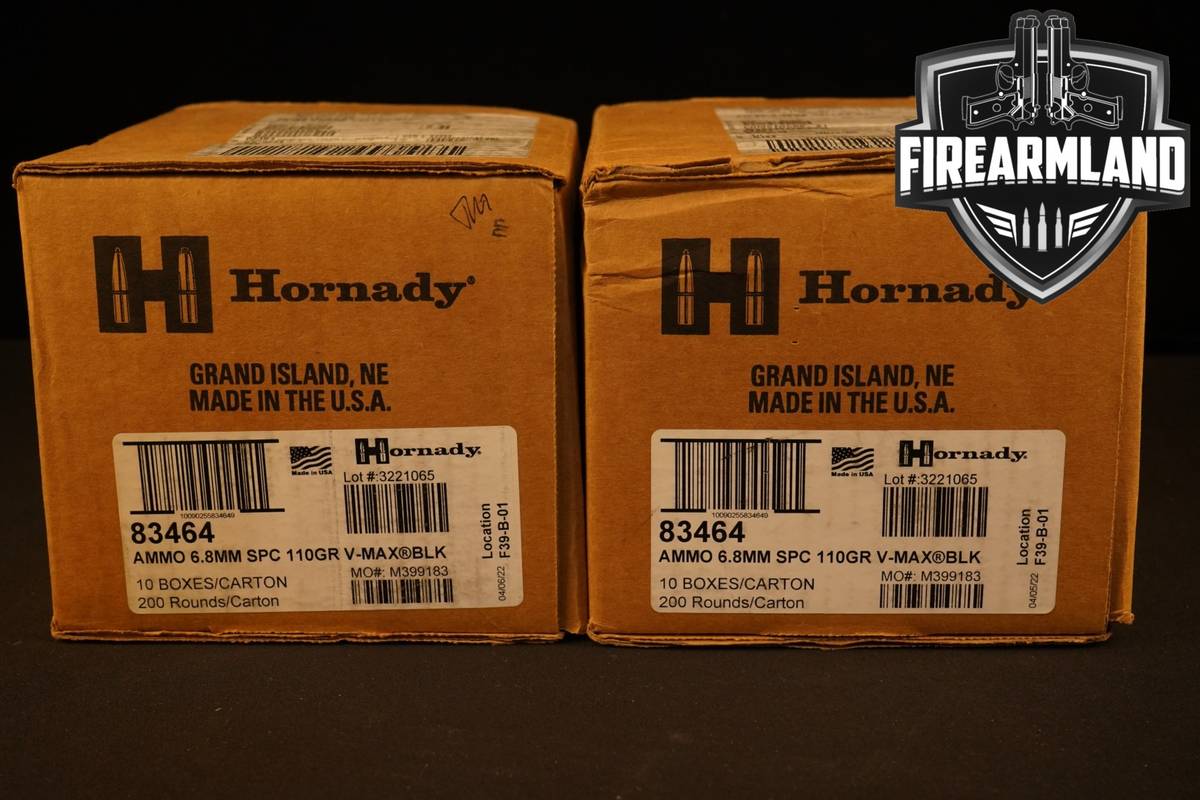 400 RDS! 6.8 Rem Spc Ammo Ammunition