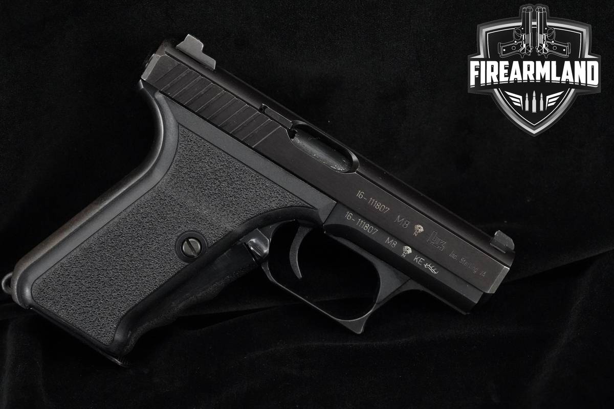 1994 Heckler & Koch P7 M8 9mm 4.13" H&K Fluted Chamber Blued H&K-HK P7-M8