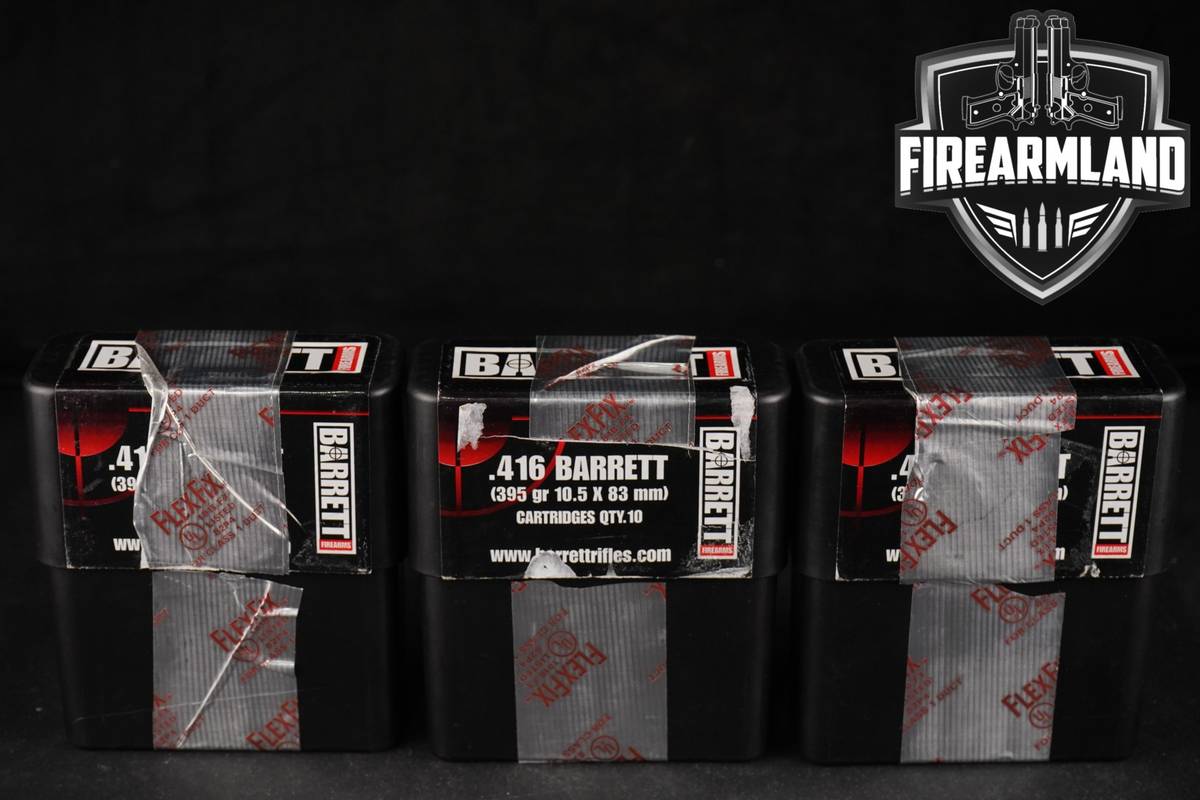 30 RDS! .416 Barrett Ammo Ammunition