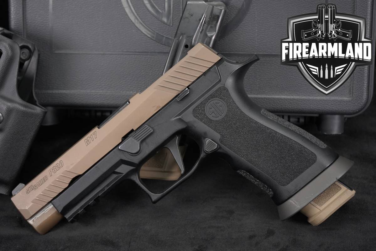 Sig Sauer P320-M17 9mm Optics-Ready Two-Tone Coyote Tan +2 MAGS & HOLSTER