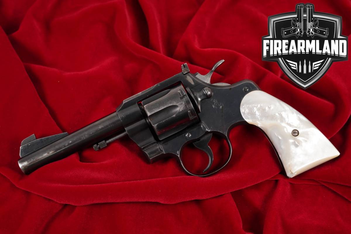 1953 Colt Officers Model Match Fifth Issue 38 Special 4.5" Blued DA/SA