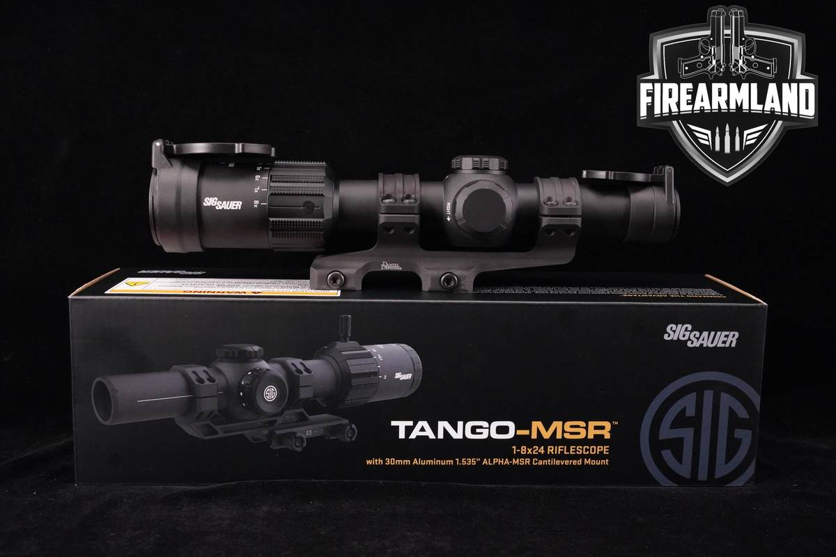 Sig Sauer Tango MSR 1-8x24 Illuminated MSR BDC8 MOA SFP Reticle LPVO