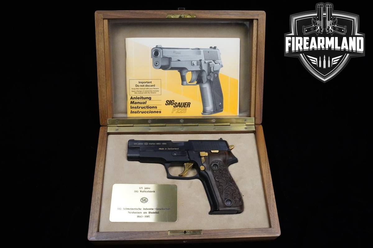 1985 Sig Sauer JP226 Jubilee Commemorative 9mm Sig-Sauer JP226 P-226 DA/SA