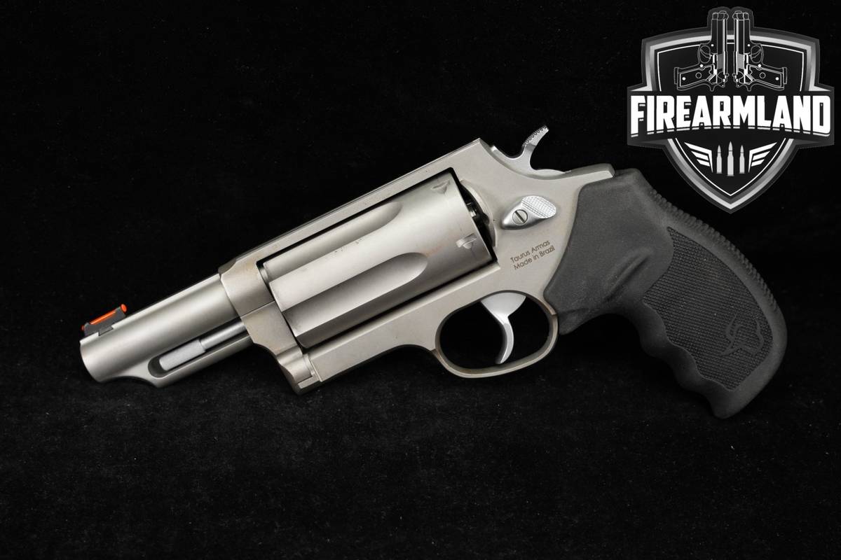 Taurus THE JUDGE 4510 45 LC/410 3" Matte Stainless DA/SA