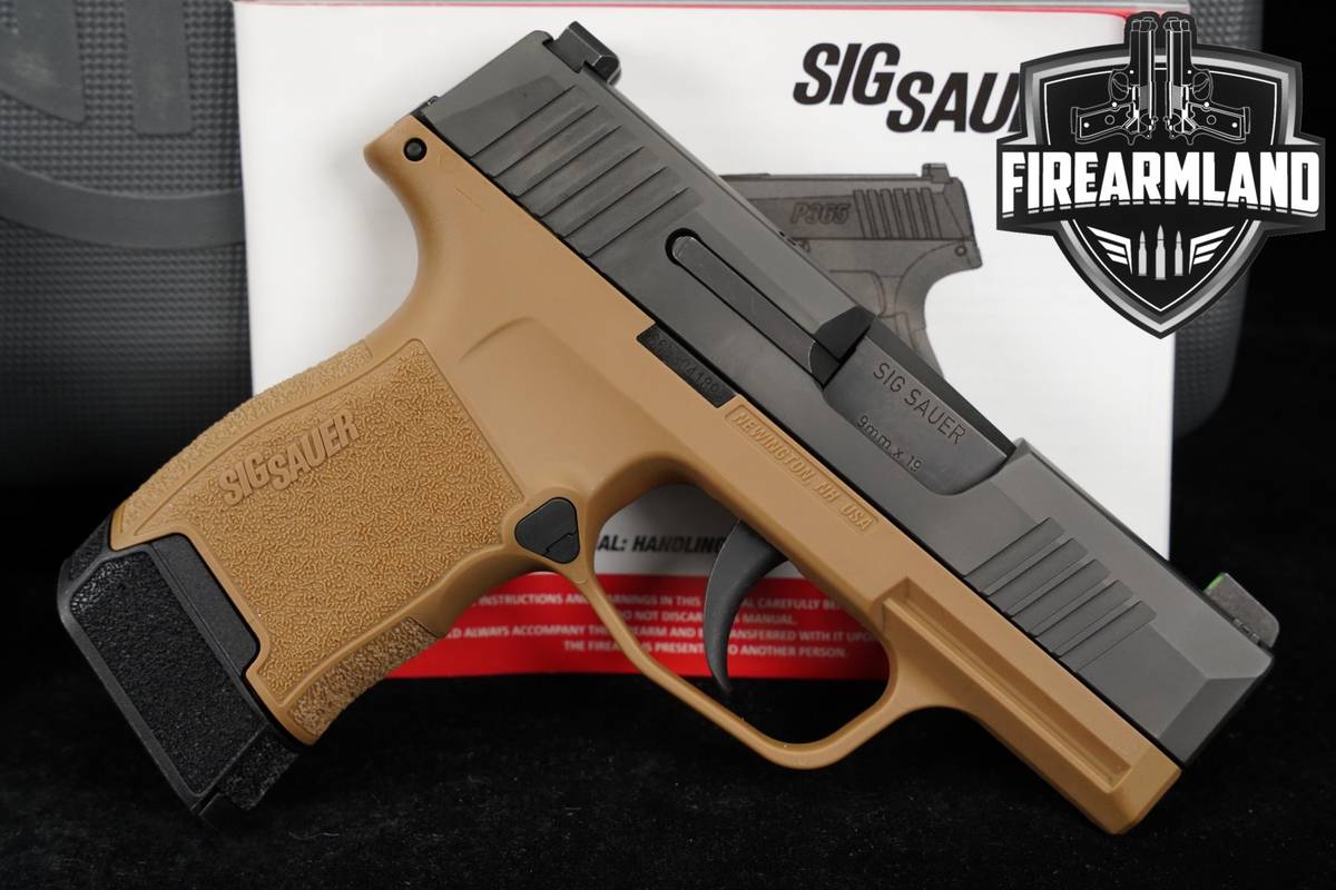 Sig Sauer P365 9mm 3.1" Two-Tone TRITIUM Sights P-365
