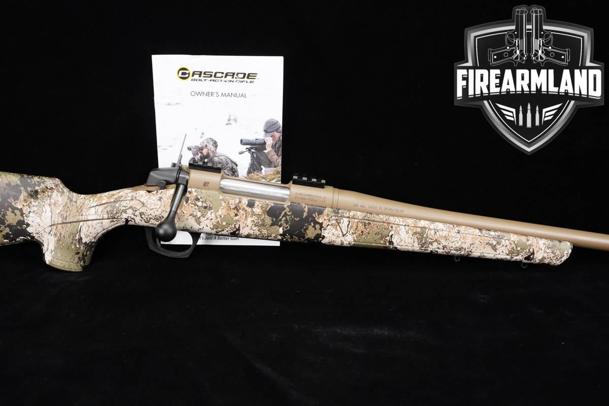 CVA Cascade 308 Winchester 22" Tan & Camo Threaded Optic-Ready