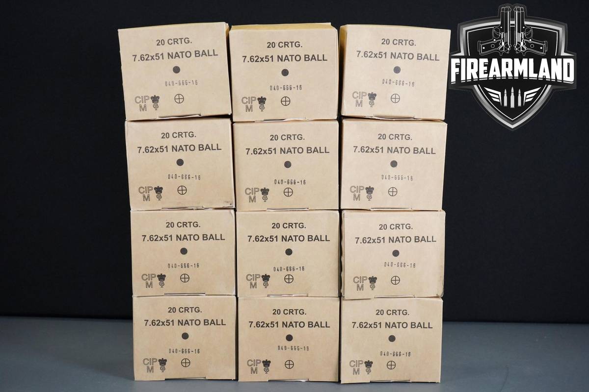 7.62x51 Ammo 7.62x51 Ammunition 240 ROUNDS