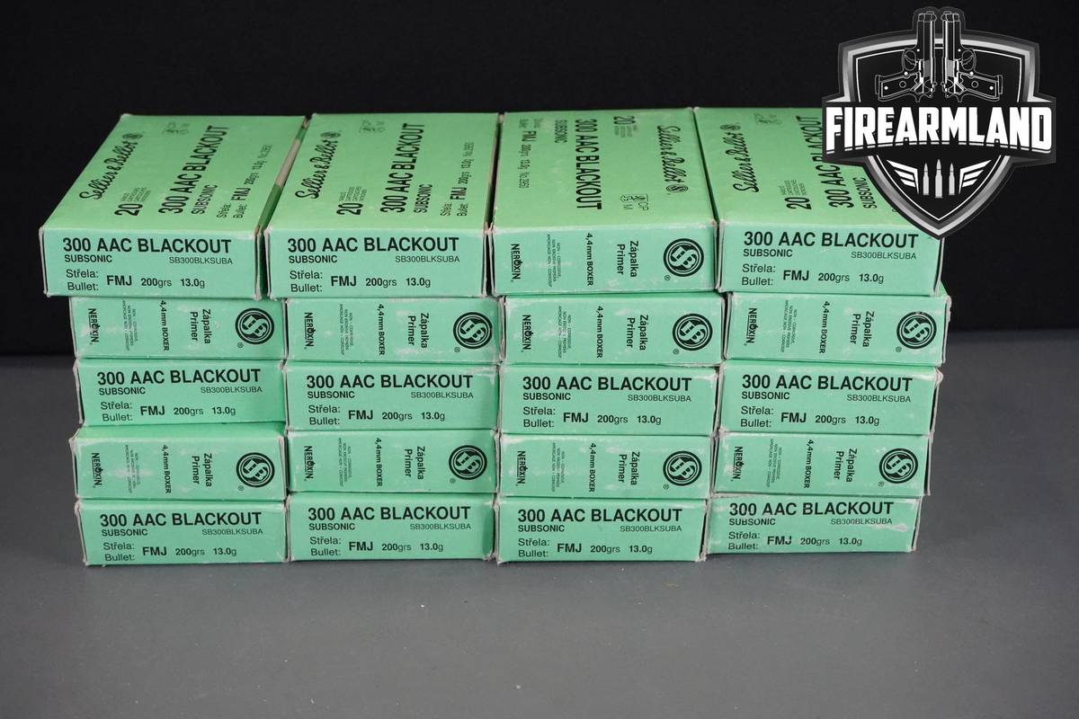 300 AAC Blackout Ammo 300-AAC-Blackout Ammunition 400 ROUNDS