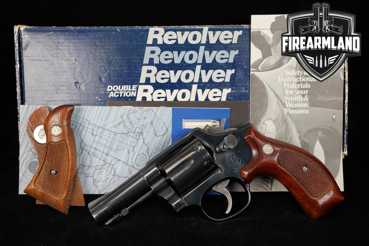 1980s Smith & Wesson S&W Model 547 9mm 3" Blued +ORIG BOX