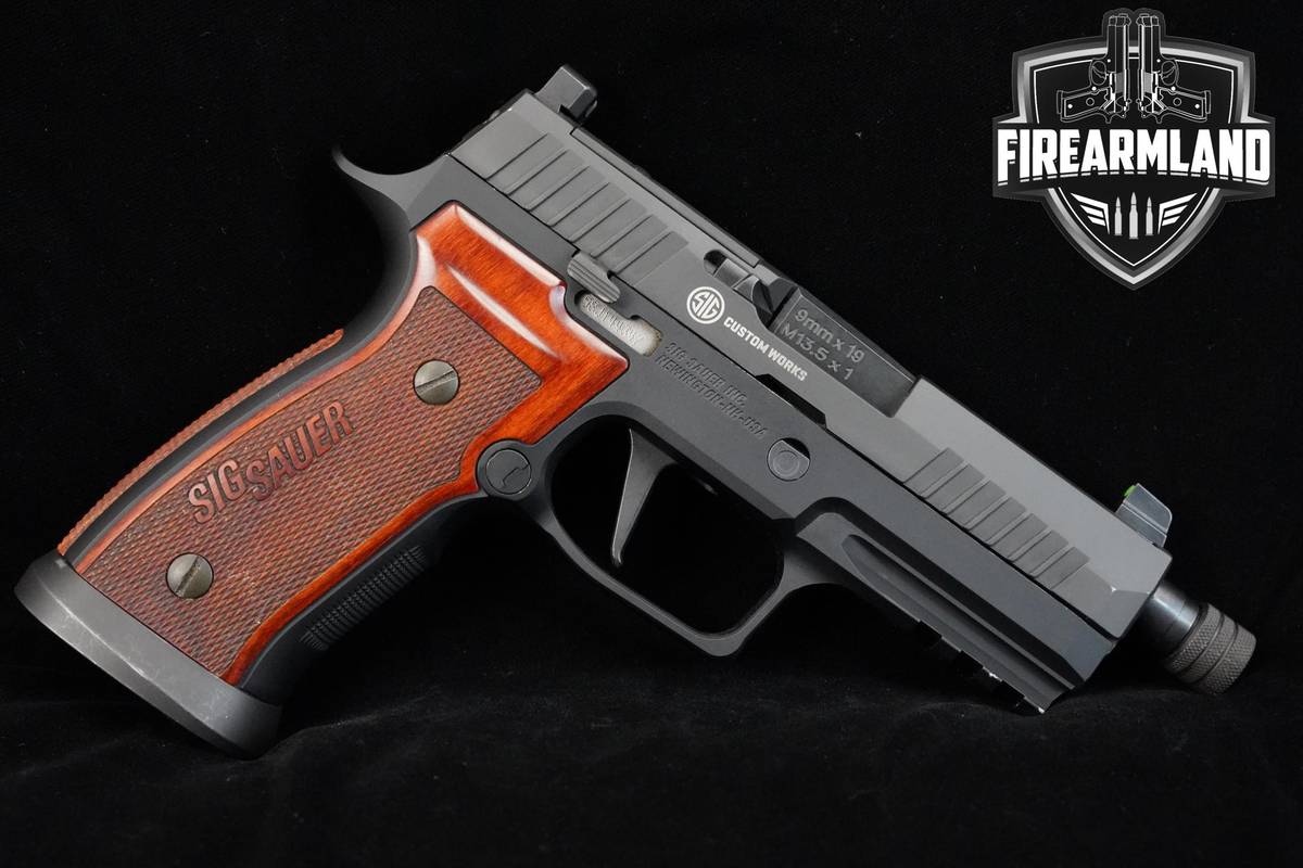 Sig Sauer P320 AXG Custom Works Classic 9mm Sig-Sauer P-320 +3 MAGS & CASE