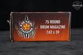 Red Army 75 Round Drum Magazine 7.62x39 in Excellent Condition Image 2