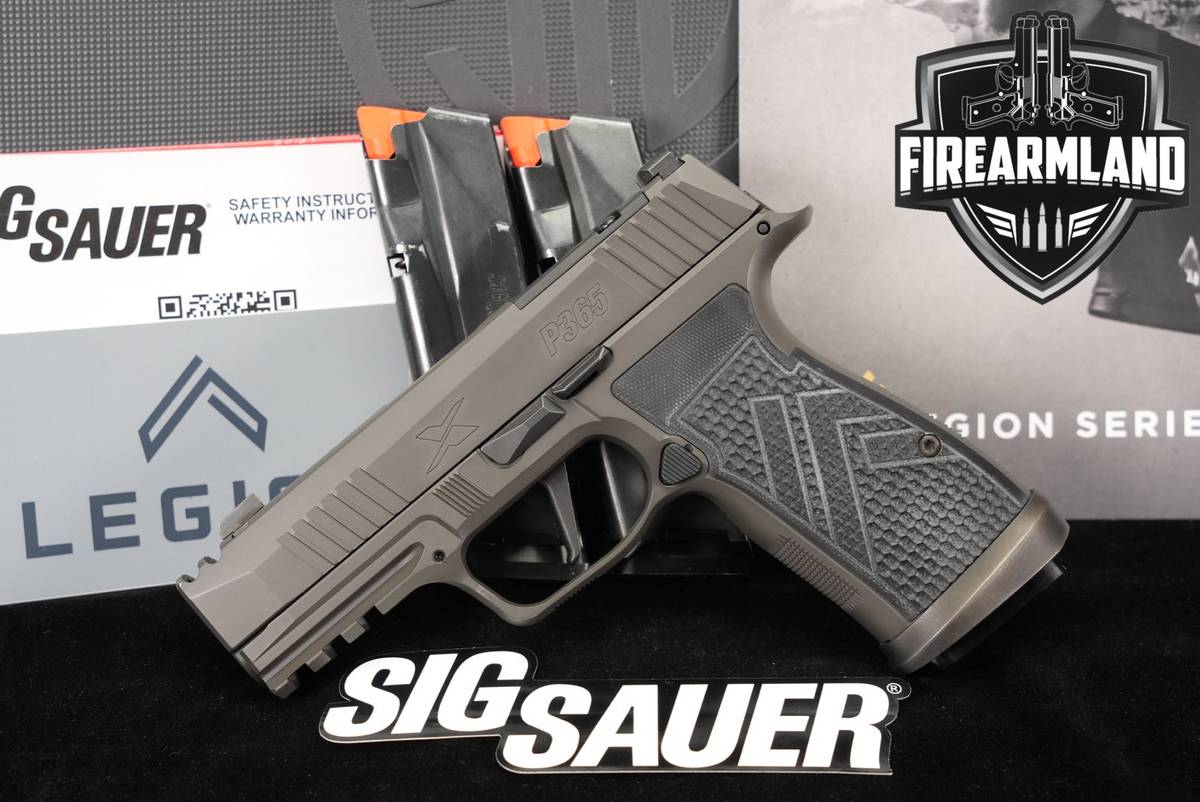 Sig Sauer P365 AXG Legion 9mm Optics-Ready COMP P 365 +3 MAGS & ORIG CASE