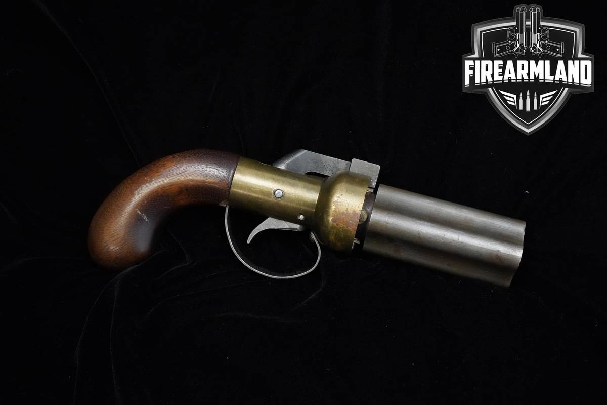 CMC Pepperbox Reproduction .36 BPM (Black Powder) 3" Brass CMC