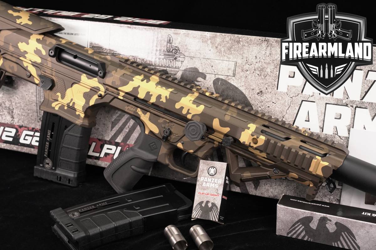 Panzer Arms BP-12 Gen 2 12GA Rhodesian Camo AR AR12 BP12 +TWO MAGS, OG BOX