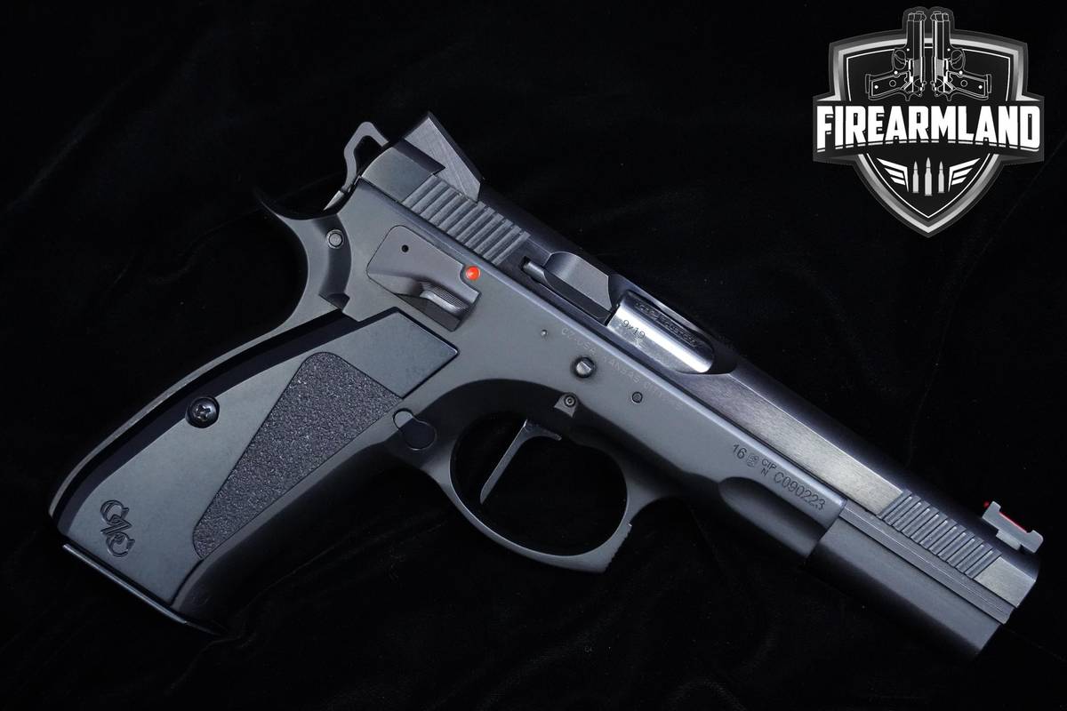 CZ 75 Bull Shadow CZ Custom 9mm 4.925" +2 MAGS & ORIG CASE