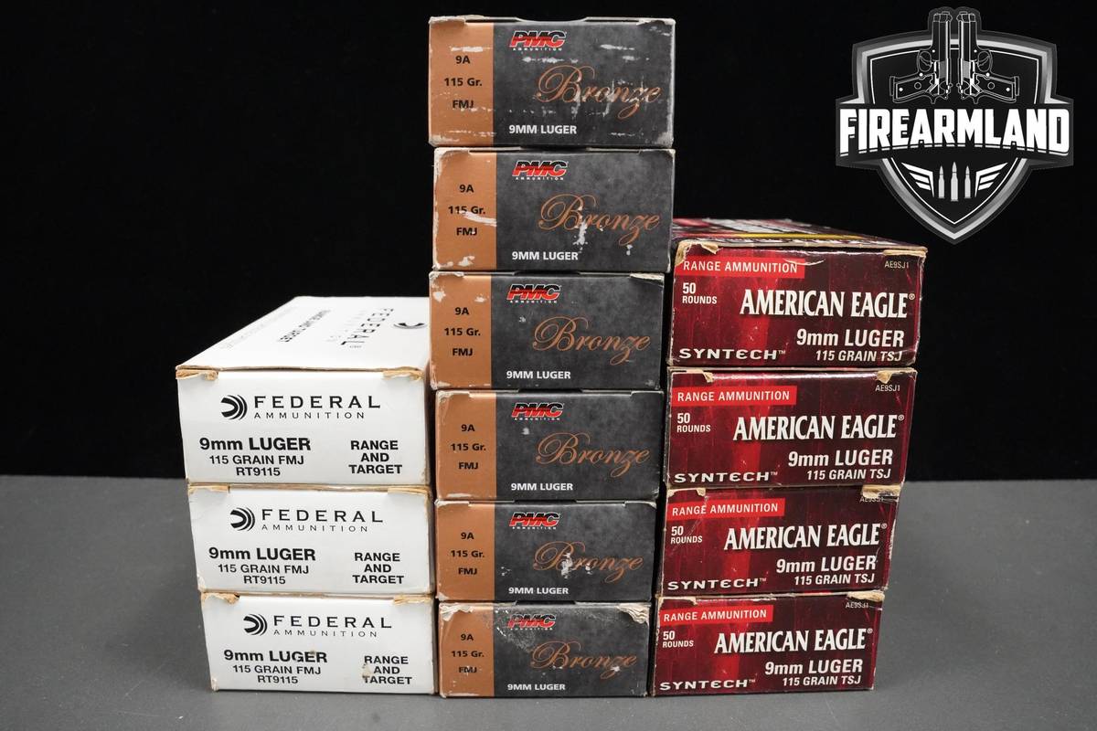 9mm Ammo 9mm Ammunition 650 ROUNDS
