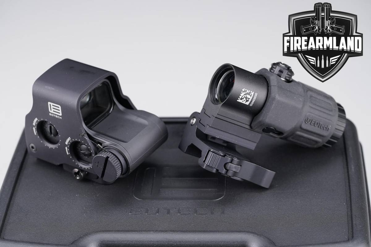 EOTECH HWS EXPS2 & G33 Combo 1 MOA Center Dot, 68 MOA Circle & 3X