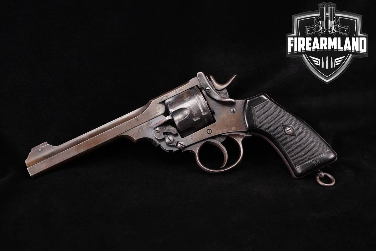 1917! Webley & Scott Mark VI 455-Webley 6" MKVI Blued DA/SA