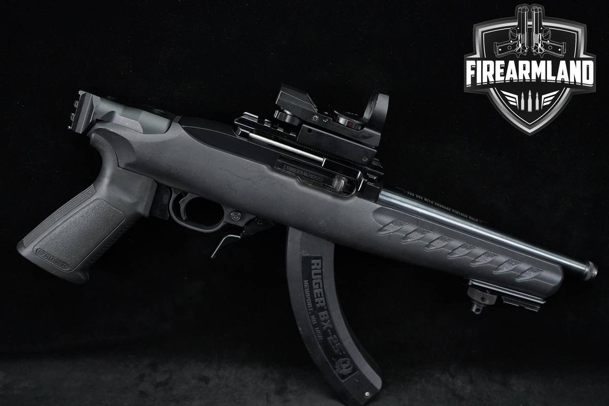 Ruger 22 Charger Standard 22LR 8" 1022 10/22 +6 MAGS & OPTIC