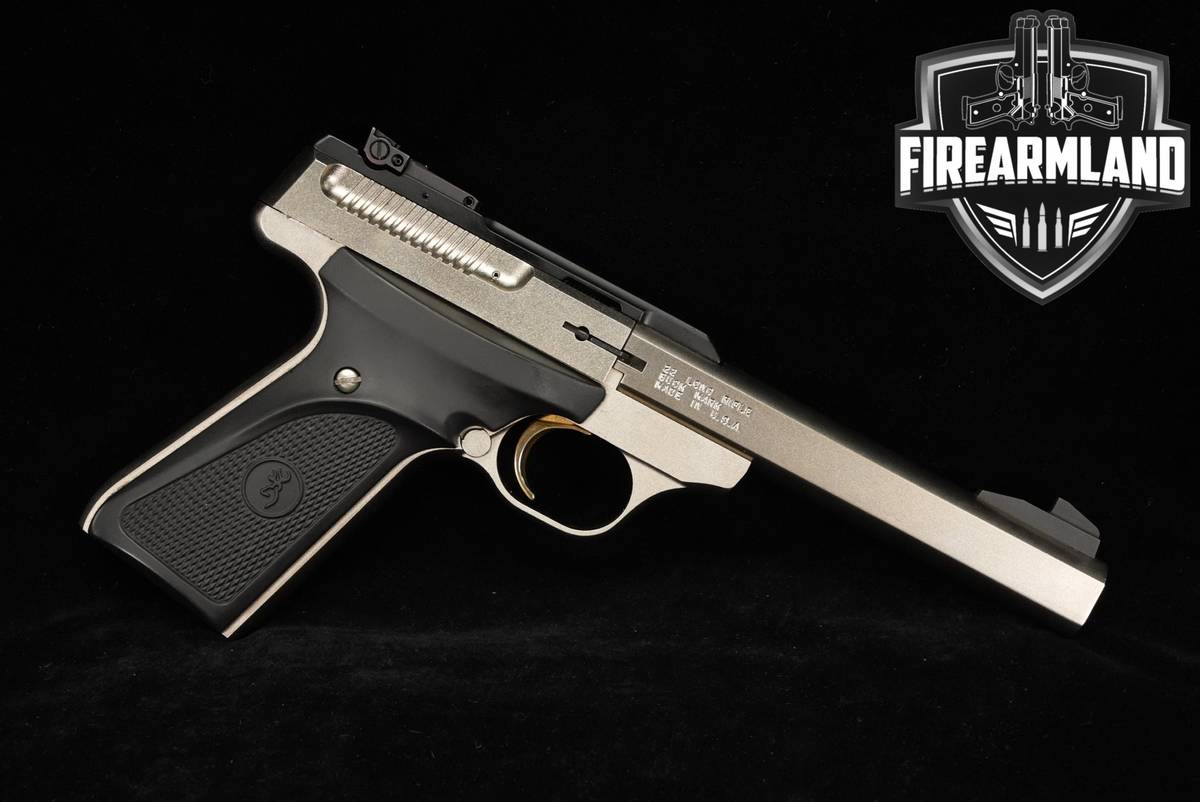 1993 Browning Buck Mark Standard Nickel 22LR 5.5
