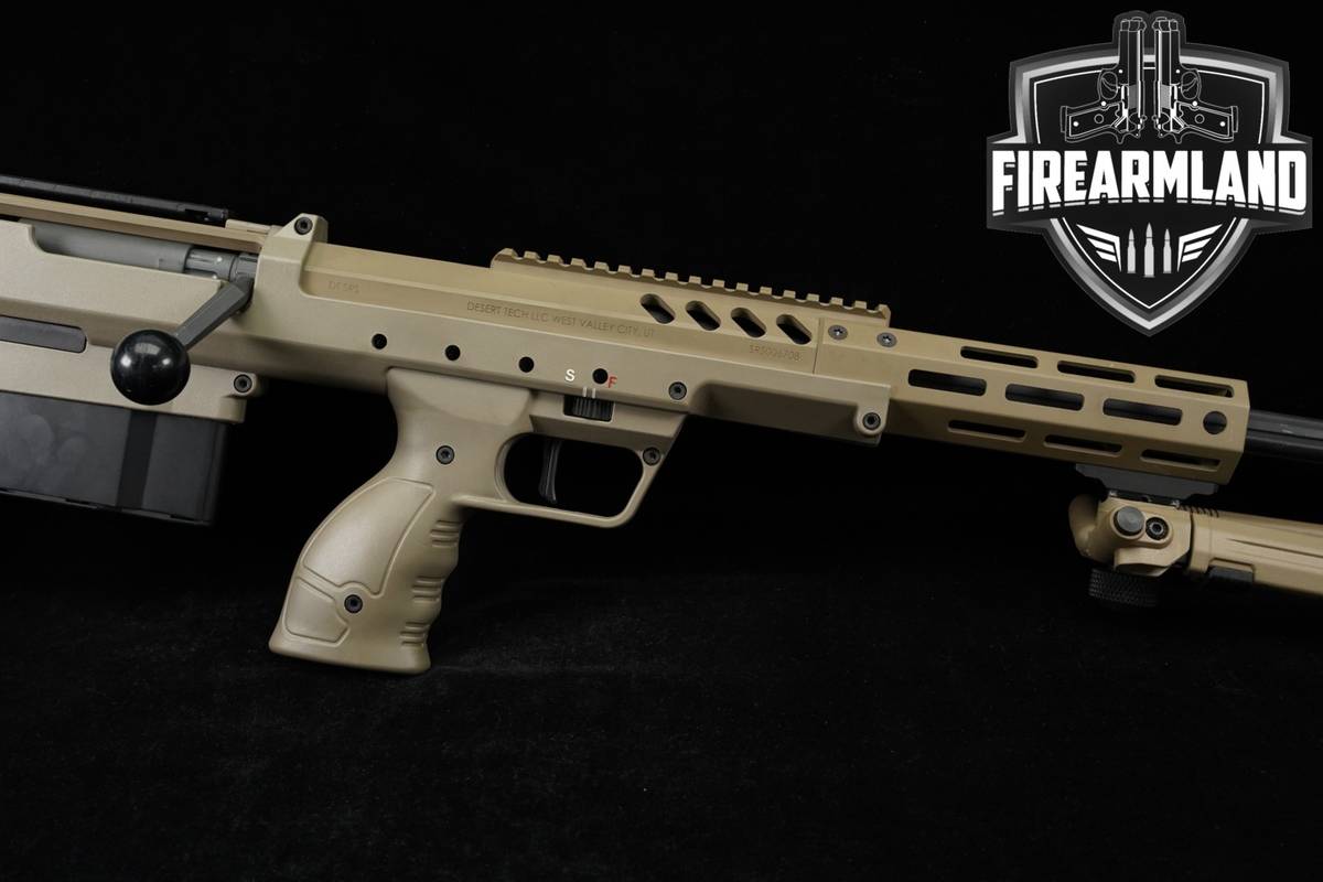 Desert Tech SRS A2 Covert 6.5 Creedmoor 24 Fluted Heavy Barrel +FDE BIPOD